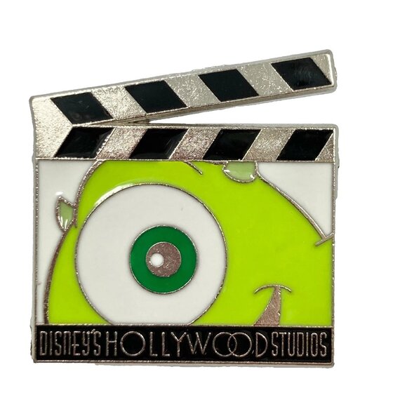 Disney Monsters Inc Mike Wazowski Trading Pin Film Clapperboard Hollywood Studio - Picture 1 of 6